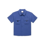 Wonder Nation Toddler Boys Adventure Shirt with Short Sleeves, Sizes 12M-5T